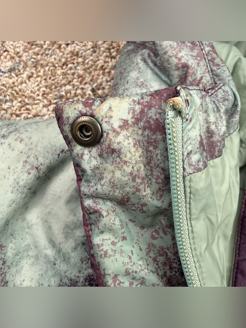 Women’s The North Face 700 Hooded Down Puffer Jacket Coat FLAWS READ size M - Picture 12 of 14